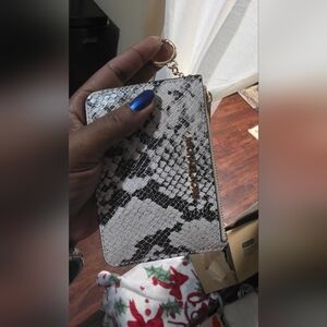 Michael Kors Snake Print Card Holder